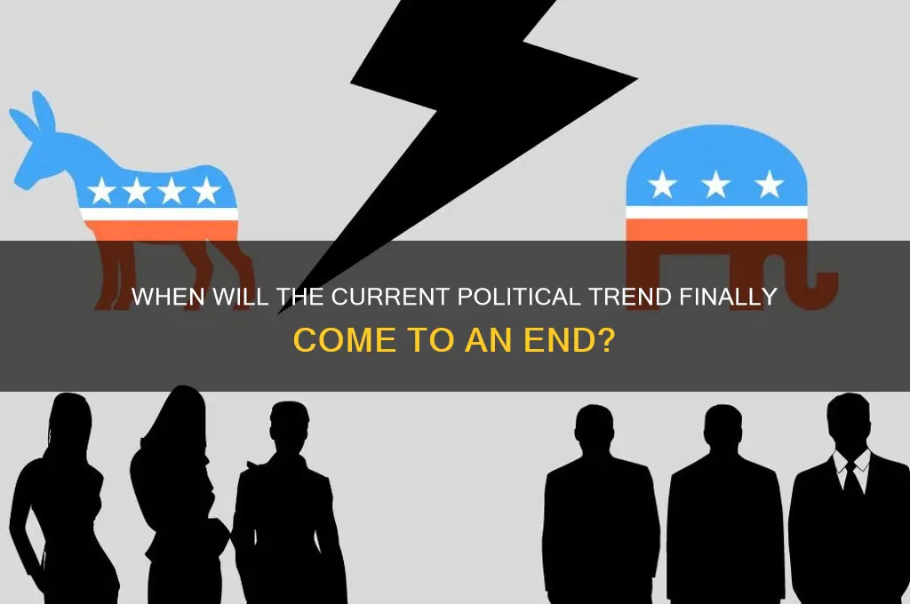 when will political trend end