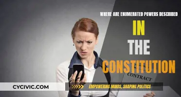 Enumerated Powers: Where the Constitution Details Them