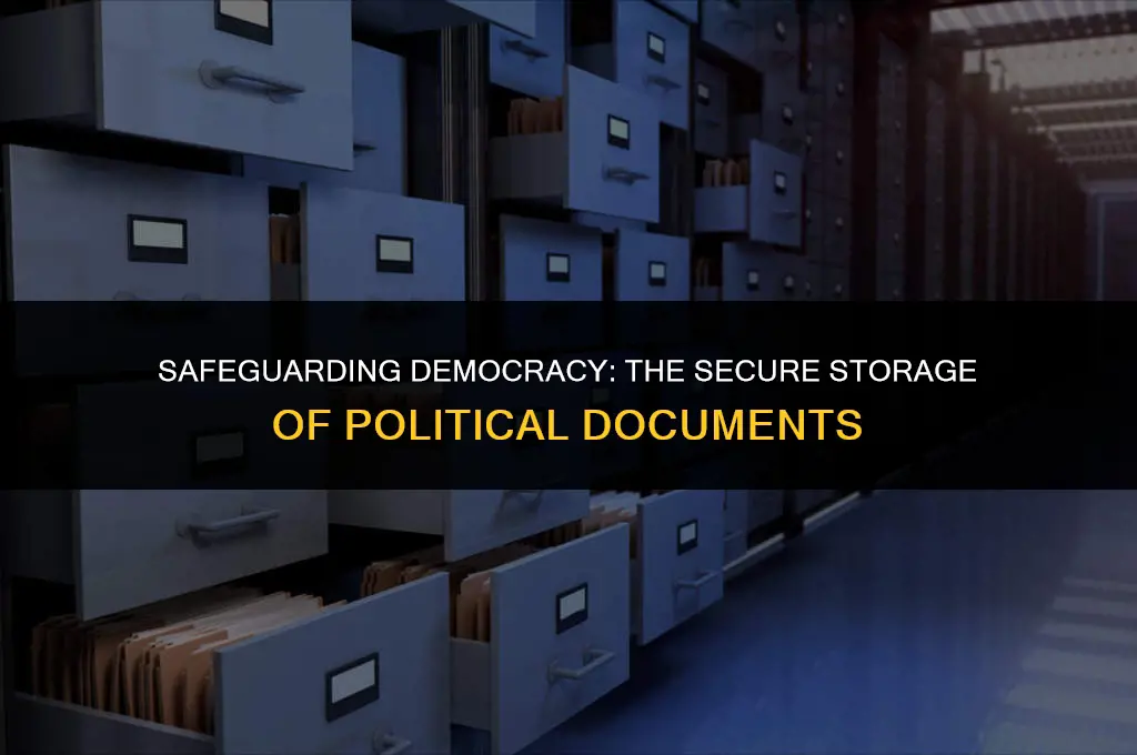 where are important political documents stored