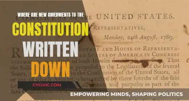 Amendments to the Constitution: Where Are They Written?