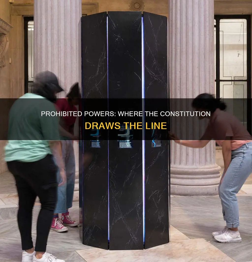 where are prohibited powers in the constitution contained