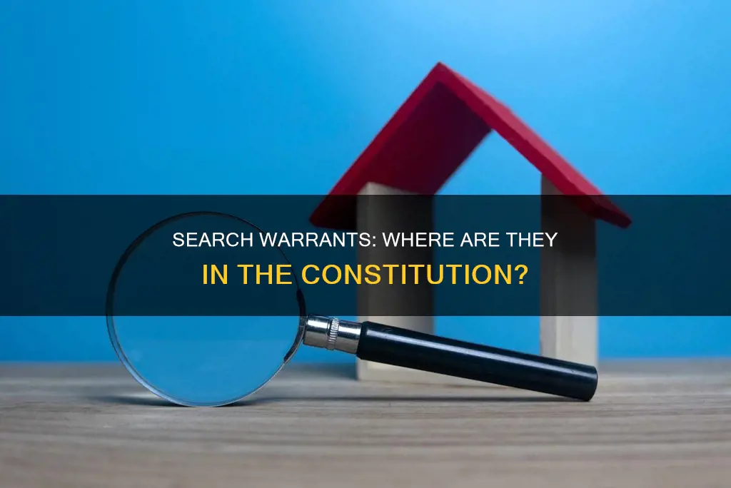 where are search warrants discussed in the constitution