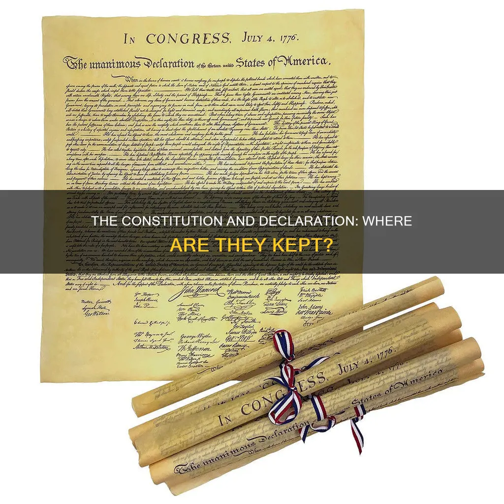 where are the constitution and declaration of independence kept