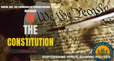 Enumerated Powers: Congress and the Constitution