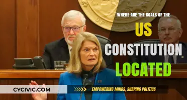 The US Constitution's Goals: Where and What?