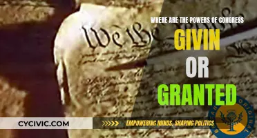 Congress Powers: Sources and Grants