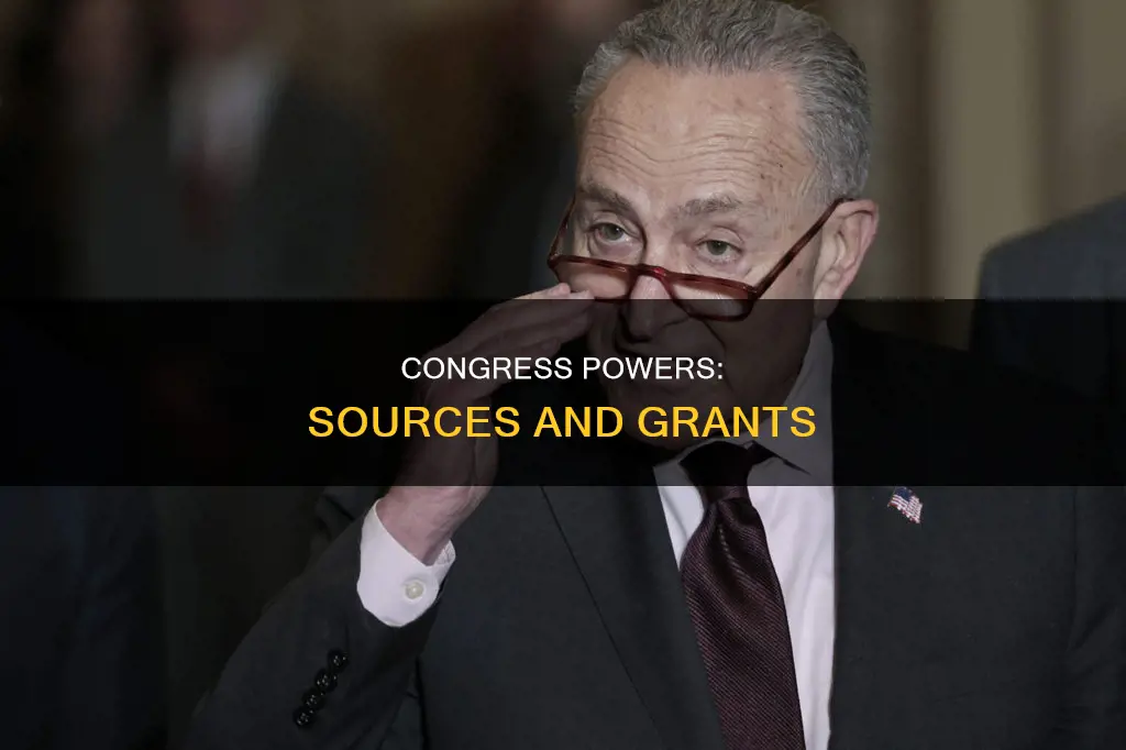 where are the powers of congress givin or granted