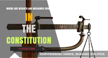 Weights and Measures: Constitutional Cornerstone