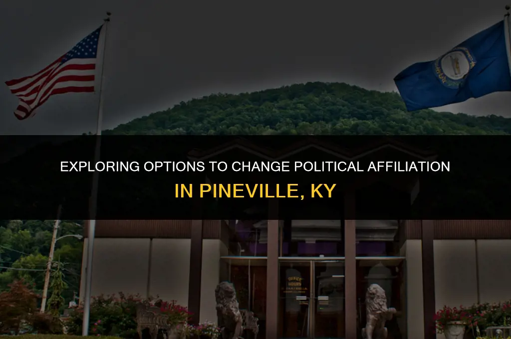 where can i change my political affilliation inpineville ky