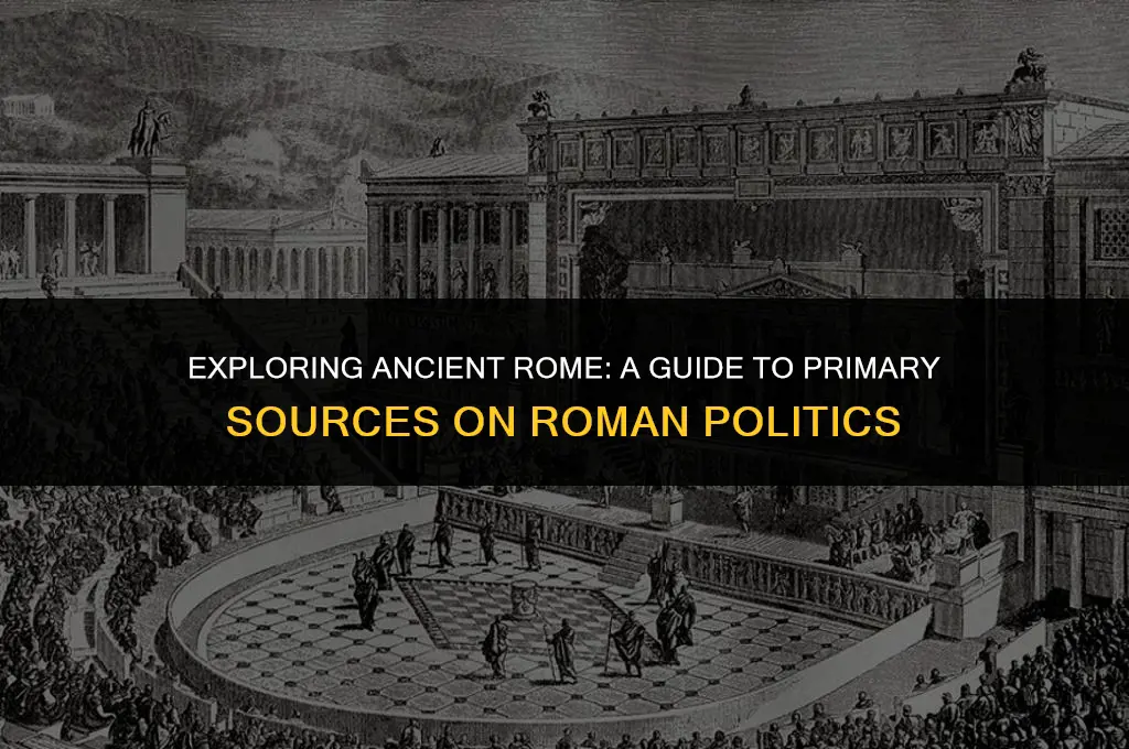 where can i find primary sources on roman politics