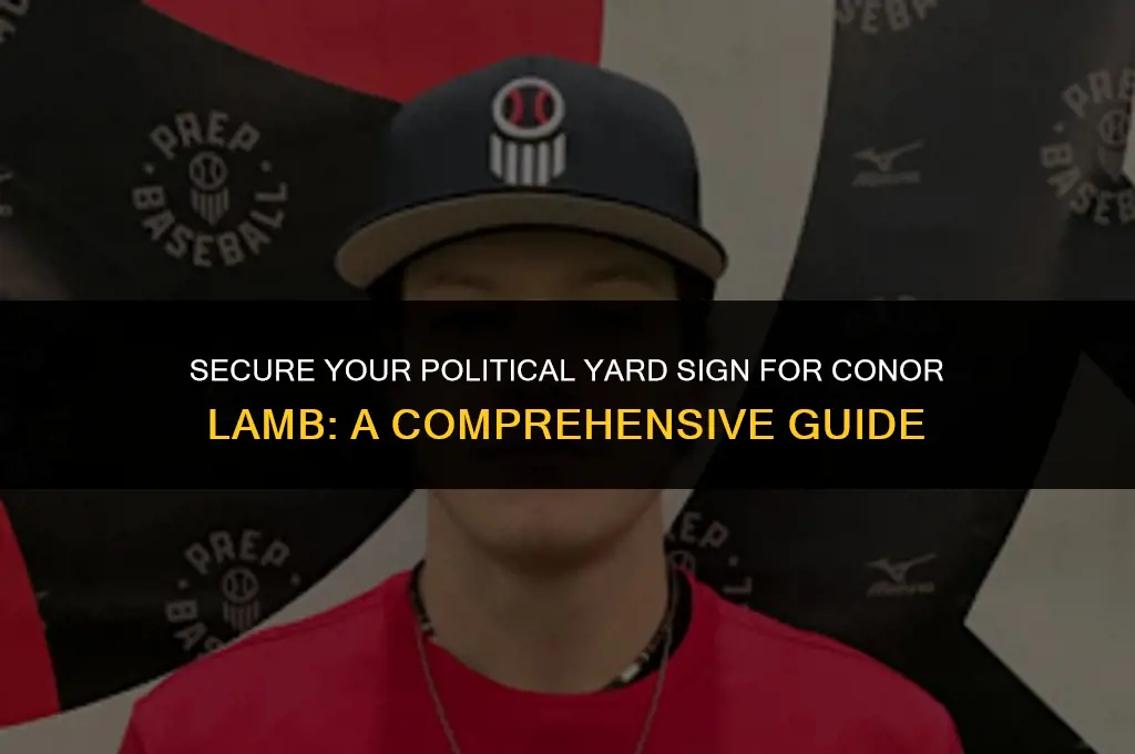 where can i get a political yard for conor lamb