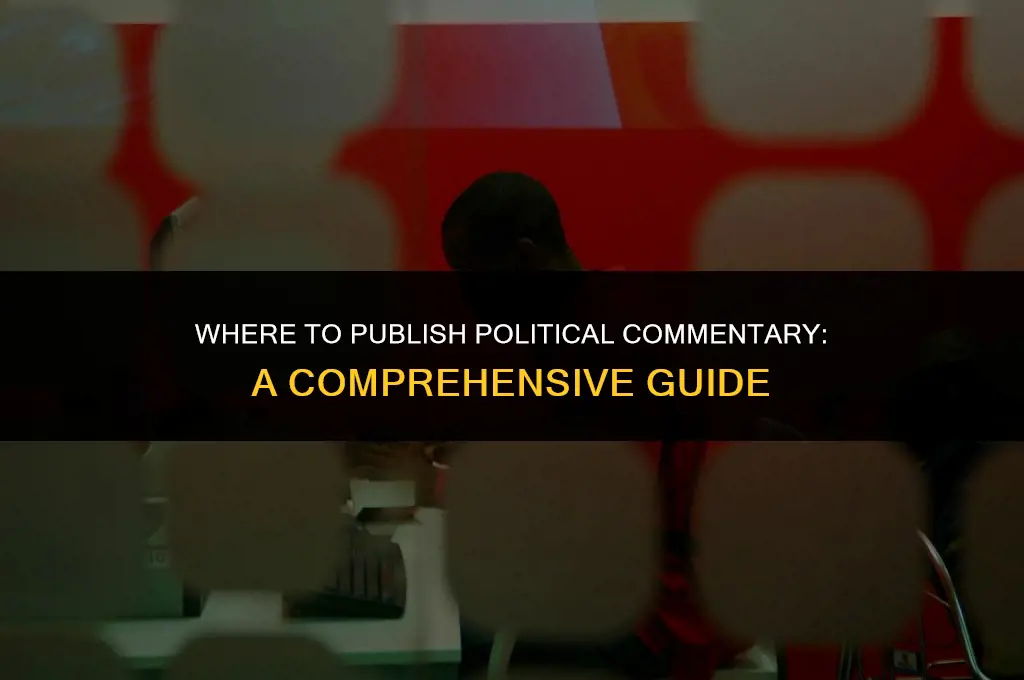where can i publish a political commentary