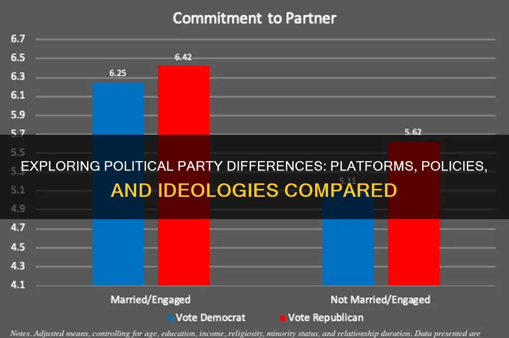 where can you find the differences between political parties