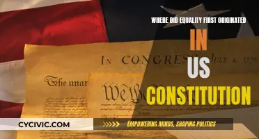 Equality's Origin: The US Constitution's Founding Principles