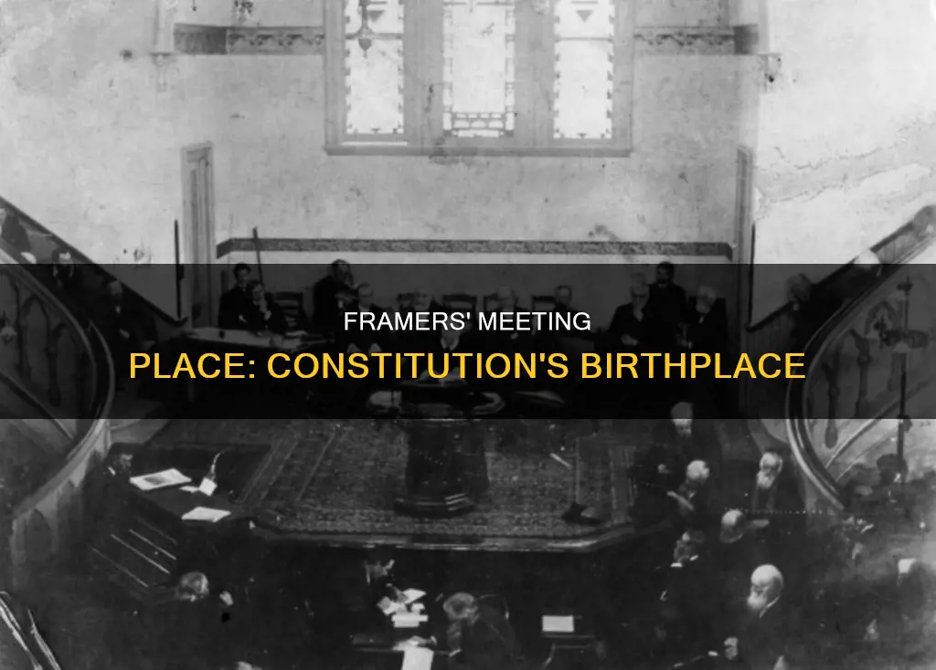 where did farmers meet to create the constitution