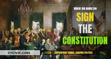 Hamilton's Historic Signature: The Constitutional Signing Location