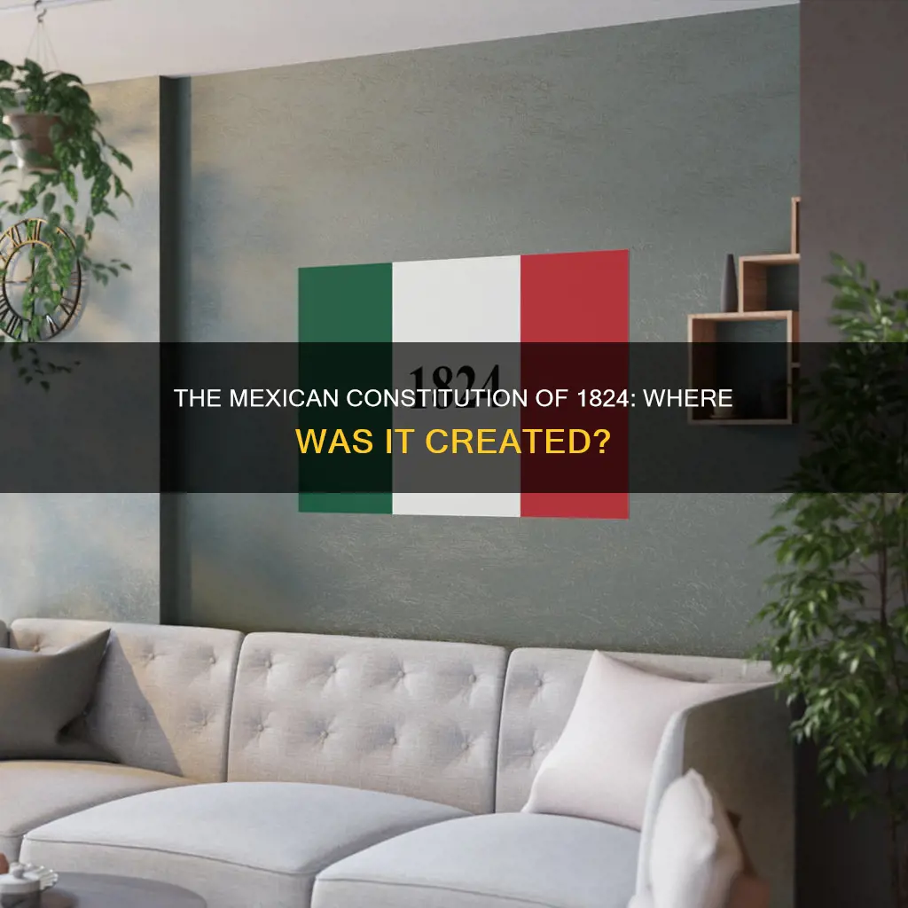 where did the mexican constitution of 1824 take place