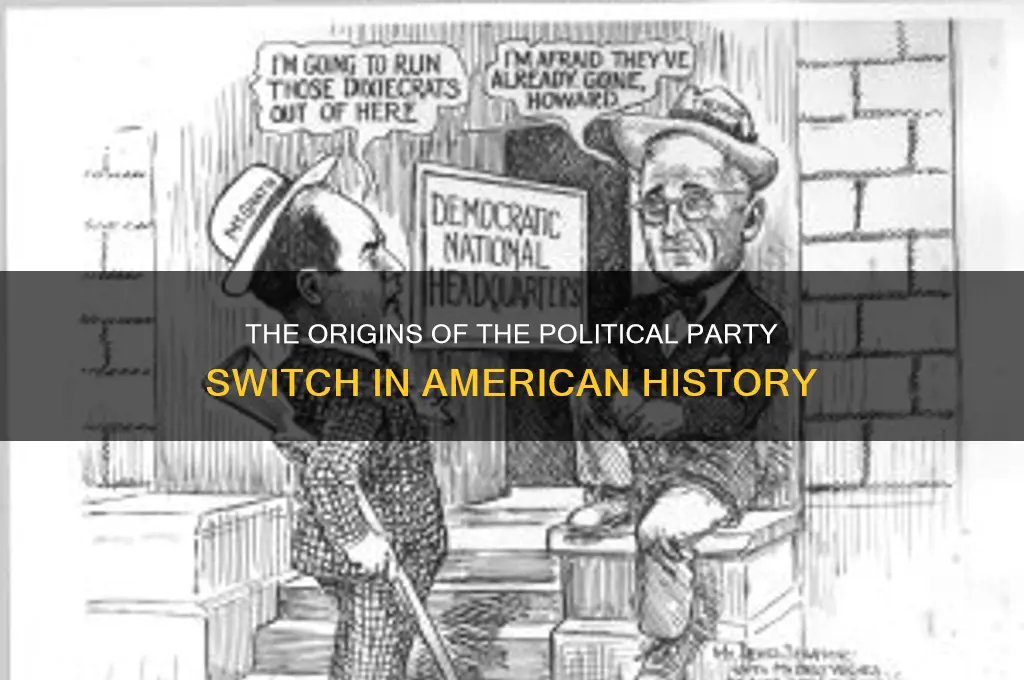 where did the political party switch come from