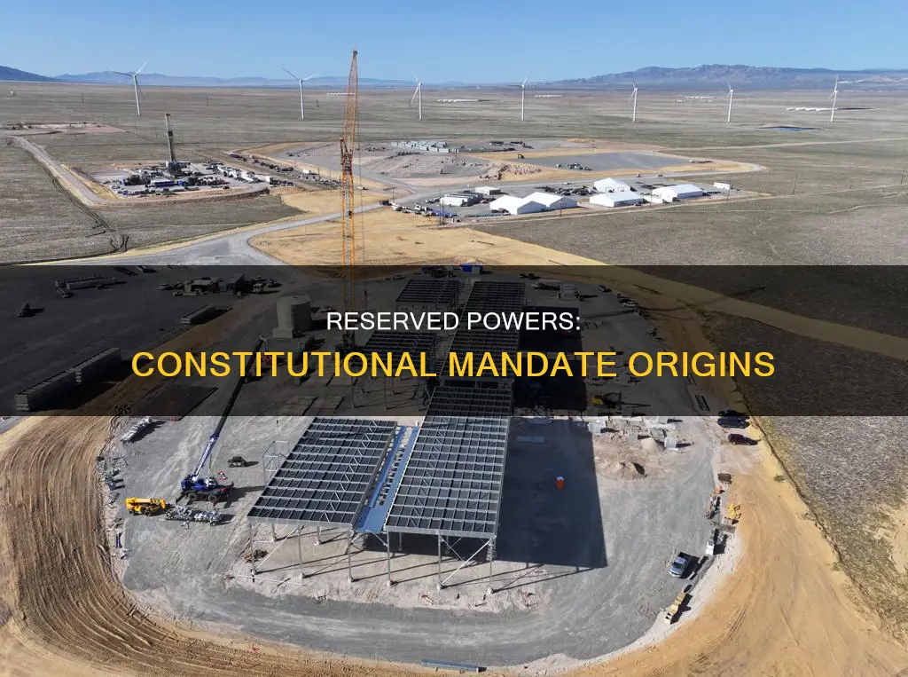 where did the reserved powers find their constitutional mandate