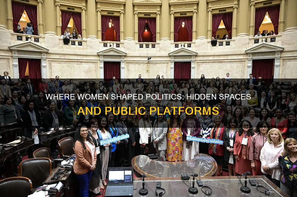 where did women discuss politics