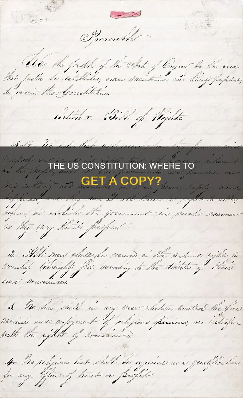 where do i get a copy of the constitution