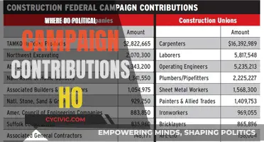 Where Do Political Campaign Contributions Go?