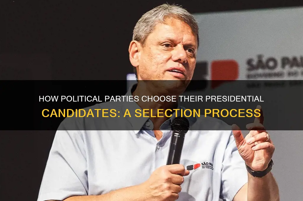 where do political parties select their candidates for the presidency