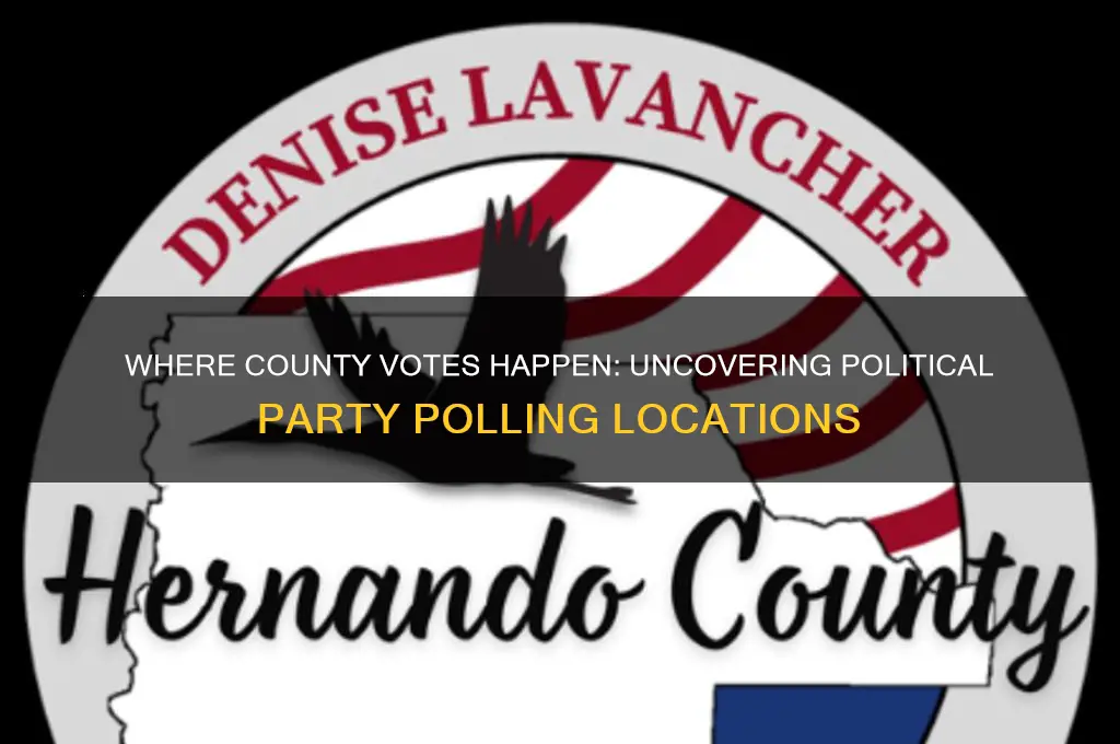 where do political party hold their county vote