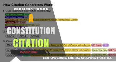 Constitutional Citation: Year Placement