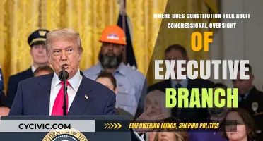 Congress Oversees the Executive: Where in the Constitution?