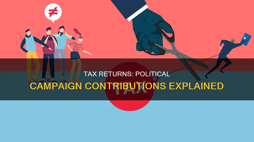 where does contributions to political campaign go on tax return