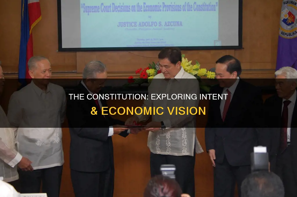 where does itention the exonomy in the constitution