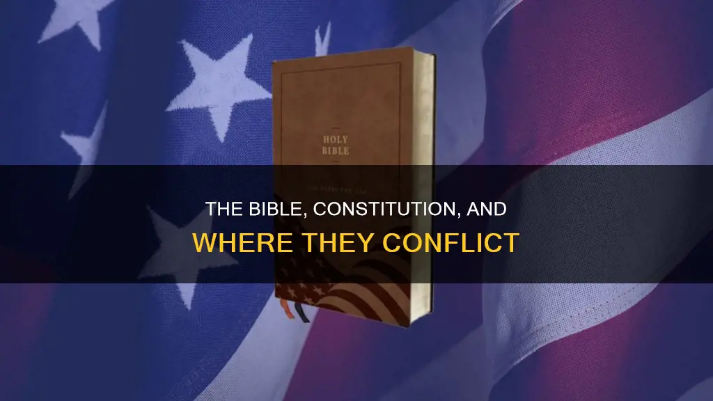 where does the constitution disagree with the bible