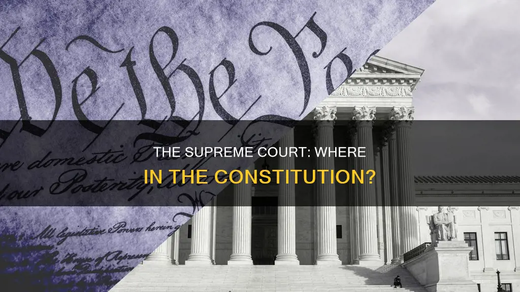 where does the constitution talk about the supreme court