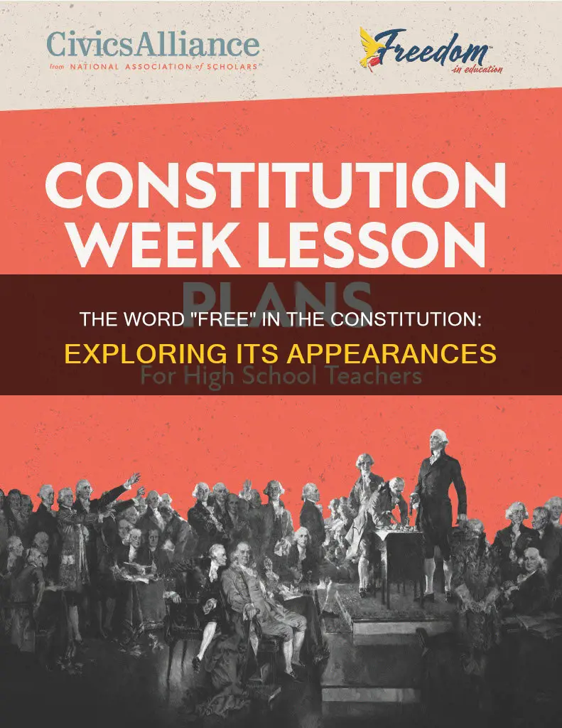 where does the word free appear in the constitution