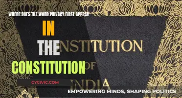 The Constitution's First Mention of Privacy