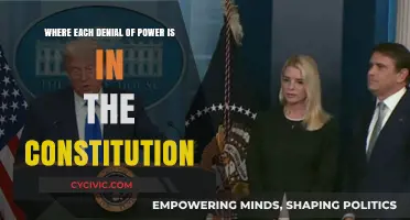 The Constitution's Denial of Power: A Study