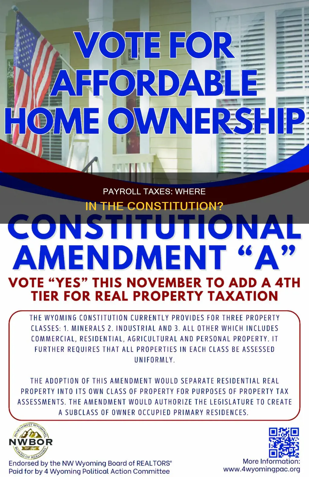 where in constitution does it talk about paying payroll taxes