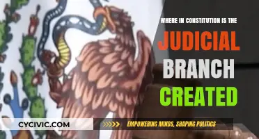 The Constitution's Judicial Branch: Where is it Created?