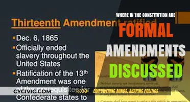 Amendments: Where in the Constitution Are They Discussed?
