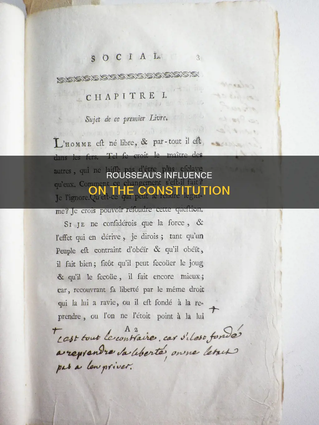 where in the constitution are jean jacques rousseau