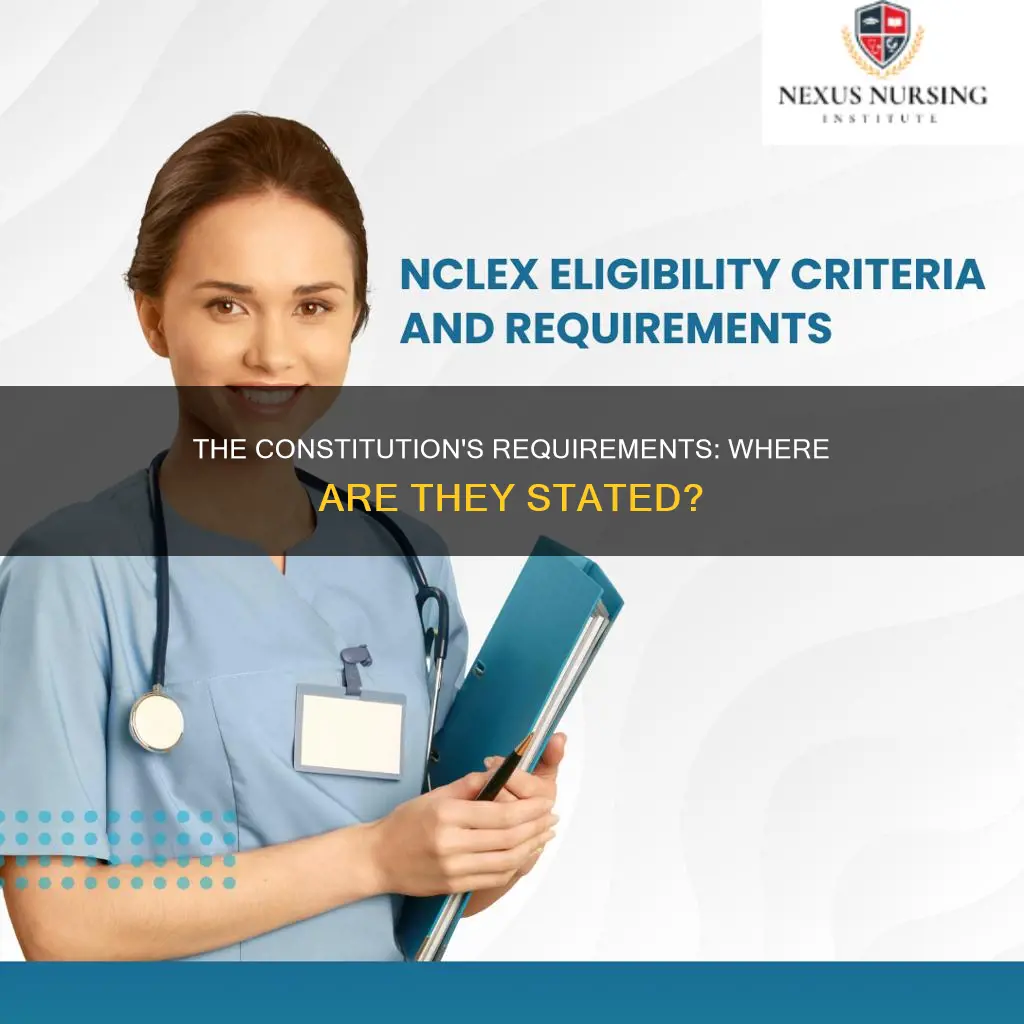 where in the constitution are the requirements found