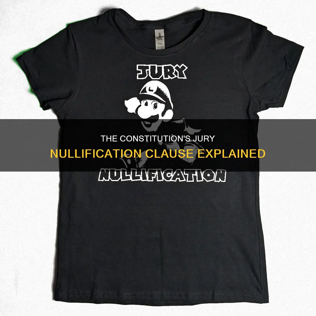 where in the constitution does it talk about jury nullification