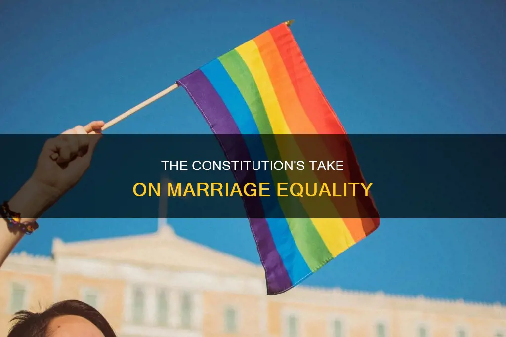 where in the constitution does it talk about marriage equality