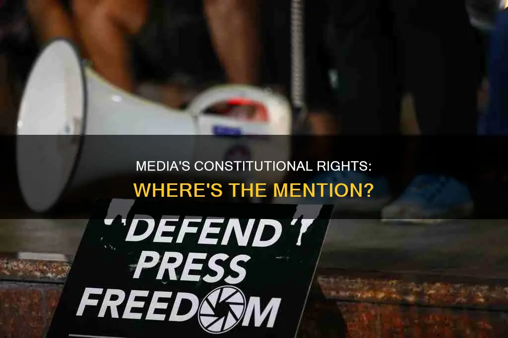 where in the constitution does it talk about media