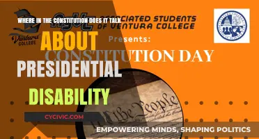 Presidential Disability: What the Constitution Says