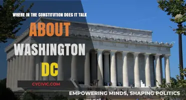 The Constitution and Washington DC: Where's the Connection?