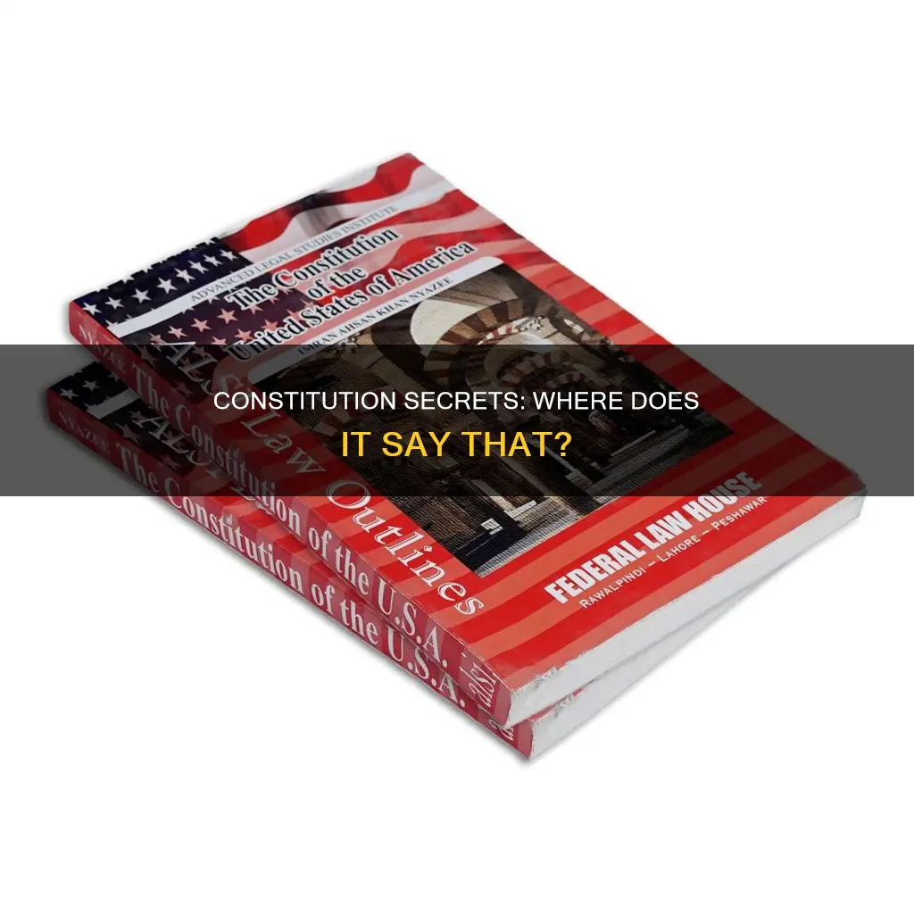 where in the constitution dors its day about