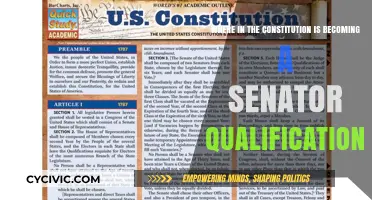 Senator Qualifications: What the Constitution Says