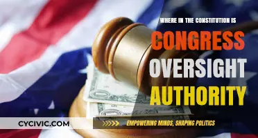 Congress Oversight Authority: Where in the Constitution?